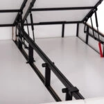 ΚΡEΒΑΤΙ ΜΕ ΑΠΟΘΗΚΕΥΤΙΚΟ ΧΩΡΟ DREAMLET HM716.03 ΛΕΥΚΟ ΜΠΟΥΚΛΕ- ΓΙΑ ΣΤΡΩΜΑ 160x200εκ.