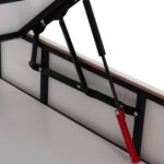 ΚΡEΒΑΤΙ ΜΕ ΑΠΟΘΗΚΕΥΤΙΚΟ ΧΩΡΟ DREAMLET HM716.03 ΛΕΥΚΟ ΜΠΟΥΚΛΕ- ΓΙΑ ΣΤΡΩΜΑ 160x200εκ.