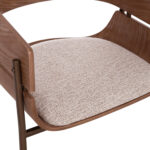 ΠΟΛΥΘΡΟΝΑ KRILL HM18254.01 PLYWOOD ΣΕ WHITEWASH--ΜΕΤΑΛΛΟ ΣΕ ΧΑΛΚΙΝΟ 55,5x55x72Υεκ.