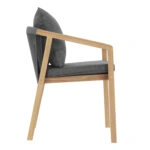 ΠΟΛΥΘΡΟΝΑ CONTREL HM6244.02 ΞΥΛΟ ΑΚΑΚΙΑΣ ΦΥΣΙΚΟ-ΣΧΟΙΝΙ & ΜΑΞΙΛΑΡΙΑ ΓΚΡΙ 61x58x75Υεκ.