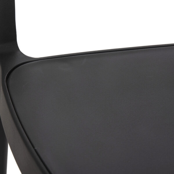 ΠΟΛΥΘΡΟΝΑ ΠΟΛΥΠΡΟΠΥΛΕΝΙΟΥ EVA HM6155.02 ΜΑΥΡΗ ΜΕ ΜΠΕΖ ΣΧΟΙΝΙ 58,5x49x83,5Υεκ.