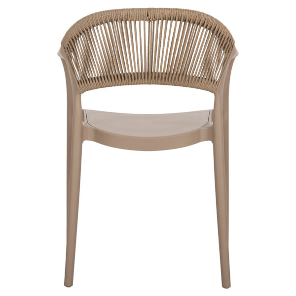 ΠΟΛΥΘΡΟΝΑ ΠΟΛΥΠΡΟΠΥΛΕΝΙΟΥ EVA HM6155.03 ΚΑΠΟΥΤΣΙΝΟ ΜΕ ΜΠΕΖ ΣΧΟΙΝΙ 58,5x49x83,5Υεκ.