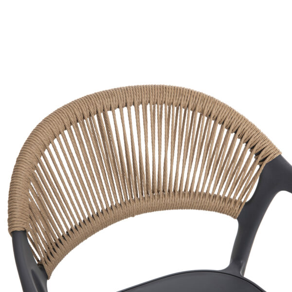 ΠΟΛΥΘΡΟΝΑ ΠΟΛΥΠΡΟΠΥΛΕΝΙΟΥ EVA HM6155.10 ΓΚΡΙ ΜΕ ΜΠΕΖ ΣΧΟΙΝΙ 58,5x49x83,5Υεκ.