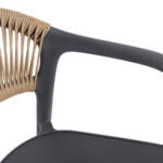 ΠΟΛΥΘΡΟΝΑ ΠΟΛΥΠΡΟΠΥΛΕΝΙΟΥ EVA HM6155.10 ΓΚΡΙ ΜΕ ΜΠΕΖ ΣΧΟΙΝΙ 58,5x49x83,5Υεκ.