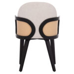 ΠΟΛΥΘΡΟΝΑ ΤΡΑΠΕΖΑΡΙΑΣ BECKER HM18246.02 PLYWOOD ΜΑΥΡΟ--ΕΚΡΟΥ ΥΦΑΣΜΑ 54x62x79Υεκ.