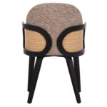 ΠΟΛΥΘΡΟΝΑ ΤΡΑΠΕΖΑΡΙΑΣ BECKER HM18246.03 PLYWOOD ΜΑΥΡΟ--ΚΑΦΕ ΥΦΑΣΜΑ 54x62x79Υεκ.