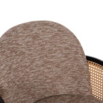 ΠΟΛΥΘΡΟΝΑ ΤΡΑΠΕΖΑΡΙΑΣ BECKER HM18246.03 PLYWOOD ΜΑΥΡΟ--ΚΑΦΕ ΥΦΑΣΜΑ 54x62x79Υεκ.