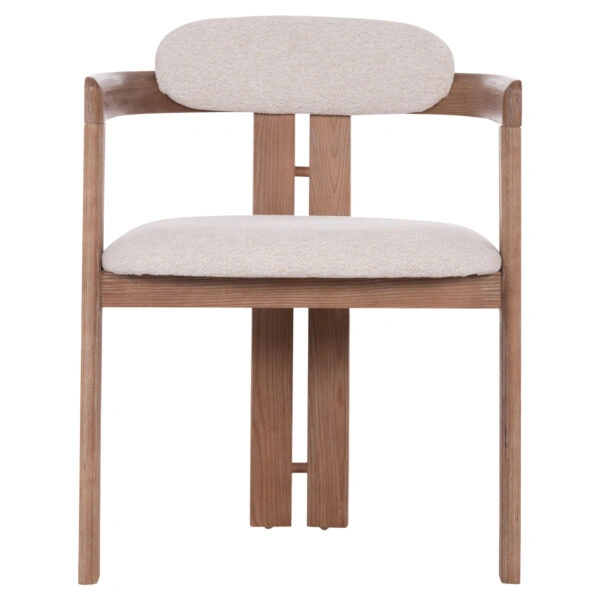 ΠΟΛΥΘΡΟΝΑ ΤΡΑΠΕΖΑΡΙΑΣ KALL HM18247.01 ΜΠΕΖ ΥΦΑΣΜΑ--ΜΑΤ WHITEWASH PLYWOOD 56x45x73Υεκ.