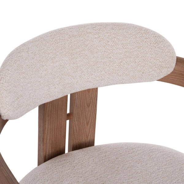 ΠΟΛΥΘΡΟΝΑ ΤΡΑΠΕΖΑΡΙΑΣ KALL HM18247.01 ΜΠΕΖ ΥΦΑΣΜΑ--ΜΑΤ WHITEWASH PLYWOOD 56x45x73Υεκ.