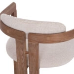 ΠΟΛΥΘΡΟΝΑ ΤΡΑΠΕΖΑΡΙΑΣ KALL HM18247.01 ΜΠΕΖ ΥΦΑΣΜΑ--ΜΑΤ WHITEWASH PLYWOOD 56x45x73Υεκ.