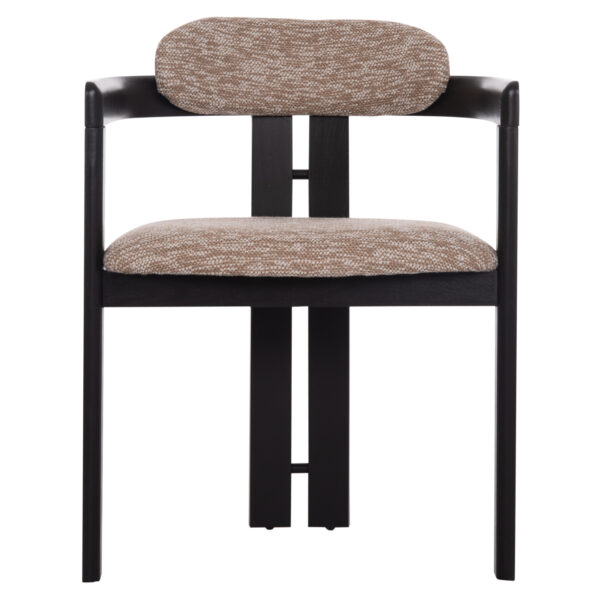 ΠΟΛΥΘΡΟΝΑ ΤΡΑΠΕΖΑΡΙΑΣ KALL HM18247.02 ΚΑΦΕ ΥΦΑΣΜΑ--PLYWOOD ΣΕ ΜΑΥΡΟ 56x45x73Υεκ