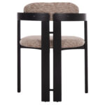 ΠΟΛΥΘΡΟΝΑ ΤΡΑΠΕΖΑΡΙΑΣ KALL HM18247.02 ΚΑΦΕ ΥΦΑΣΜΑ--PLYWOOD ΣΕ ΜΑΥΡΟ 56x45x73Υεκ