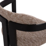 ΠΟΛΥΘΡΟΝΑ ΤΡΑΠΕΖΑΡΙΑΣ KALL HM18247.02 ΚΑΦΕ ΥΦΑΣΜΑ--PLYWOOD ΣΕ ΜΑΥΡΟ 56x45x73Υεκ