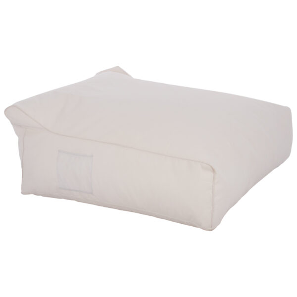 ΠΟΥΦ YAMIN 2ΑΤΟΜΩΝ ΜΕ TEXTILENE 600gr/m2 2X1 ΛΕΥΚΟ HM5773.11 140x140x40-60Υεκ.