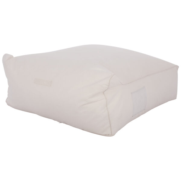 ΠΟΥΦ YAMIN 2ΑΤΟΜΩΝ ΜΕ TEXTILENE 600gr/m2 2X1 ΛΕΥΚΟ HM5773.11 140x140x40-60Υεκ.