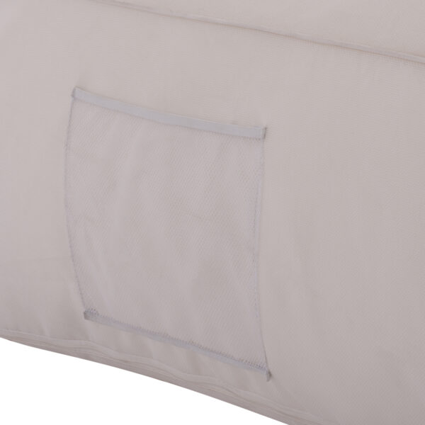 ΠΟΥΦ YAMIN 2ΑΤΟΜΩΝ ΜΕ TEXTILENE 600gr/m2 2X1 ΛΕΥΚΟ HM5773.11 140x140x40-60Υεκ.