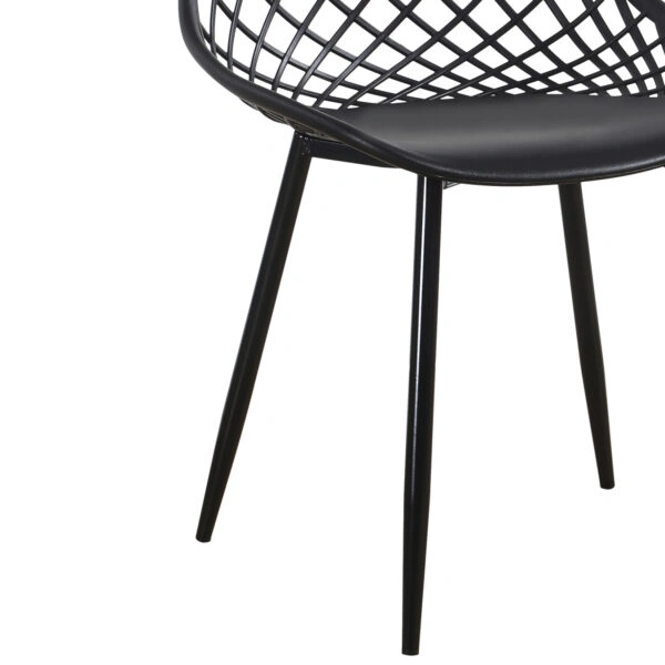 ΣΕΤ ΤΡΑΠΕΖΑΡΙΑΣ 5ΤΜΧ LIO HM21175 MDF TOP & ΠΟΛΥΠΡΟΠΥΛΕΝΙΟ ΣΕ ΜΑΥΡΟ