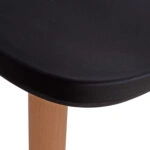 ΣΕΤ ΤΡΑΠΕΖΑΡΙΑΣ 5ΤΜΧ MINIMAL HM21178 MDF TOP ΣΕ ΜΑΥΡΟ-ΣΚΕΛΕΤΟΣ ΣΕ ΦΥΣΙΚΟ ΞΥΛΟΥ