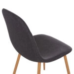 ΣΕΤ ΤΡΑΠΕΖΑΡΙΑΣ 5ΤΜΧ MINARDO HM21179 MDF TOP ΣΕ ΜΑΥΡΟ--ΣΚΟΥΡΟ ΓΚΡΙ ΥΦΑΣΜΑ