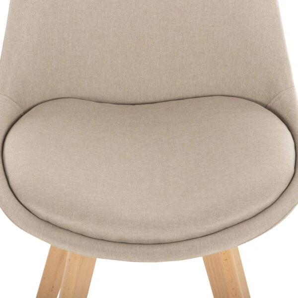 ΣΕΤ ΤΡΑΠΕΖΑΡΙΑΣ 5ΤΜΧ VEGAS HM21180 MDF TOP ΣΕ ΦΥΣΙΚΟ--ΥΦΑΣΜΑ ΜΠΕΖ