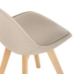 ΣΕΤ ΤΡΑΠΕΖΑΡΙΑΣ 5ΤΜΧ VEGAS HM21180 MDF TOP ΣΕ ΦΥΣΙΚΟ--ΥΦΑΣΜΑ ΜΠΕΖ