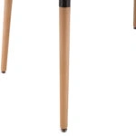 ΣΕΤ ΤΡΑΠΕΖΑΡΙΑΣ 5ΤΜΧ LUCIEN HM21183 MDF TOP & ΞΥΛΟ ΟΞΙΑΣ ΣΕ ΦΥΣΙΚΟ ΧΡΩΜΑ