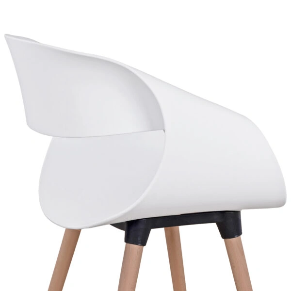 ΣΕΤ ΤΡΑΠΕΖΑΡΙΑΣ 5ΤΜΧ MAGGIE HM21186 MDF TOP & ΠΟΛΥΠΡΟΠΥΛΕΝΙΟ ΣΕ ΛΕΥΚΟ ΧΡΩΜΑ