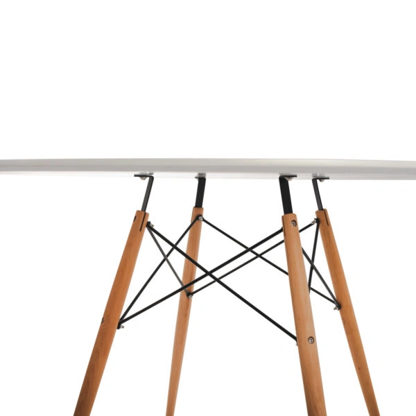 ΣΕΤ ΤΡΑΠΕΖΑΡΙΑΣ 5ΤΜΧ MAGGIE HM21186 MDF TOP & ΠΟΛΥΠΡΟΠΥΛΕΝΙΟ ΣΕ ΛΕΥΚΟ ΧΡΩΜΑ