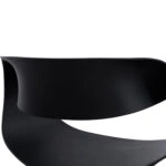 ΣΕΤ ΤΡΑΠΕΖΑΡΙΑΣ 5ΤΜΧ MAGGIE HM21187 MDF TOP & ΠΟΛΥΠΡΟΠΥΛΕΝΙΟ ΣΕ ΜΑΥΡΟ ΧΡΩΜΑ