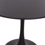 ΣΕΤ ΤΡΑΠΕΖΑΡΙΑΣ 5ΤΜΧ BROLIN HM21191 MDF TOP-ΜΕΤΑΛΛΙΚΑ ΠΟΔΙΑ-ΒΕΛΟΥΔΟ--ΜΑΥΡΟ