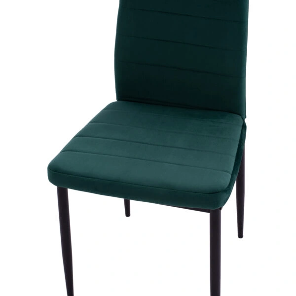 ΣΕΤ ΤΡΑΠΕΖΑΡΙΑΣ 5ΤΜΧ LADY HM21199.03 ΓΥΑΛΙ--ΜΕΤΑΛΛΟ ΣΕ ΜΑΥΡΟ & ΒΕΛΟΥΔΟ ΚΥΠΑΡΙΣΣΙ