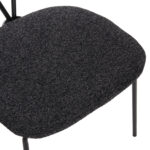 ΣΕΤ ΤΡΑΠΕΖΑΡΙΑΣ 5ΤΜΧ BROLIN HM21200 MDF TOP & ΜΕΤΑΛΛΟ ΜΑΥΡΟ-ΣΚΟΥΡΟ ΓΚΡΙ ΥΦΑΣΜΑ