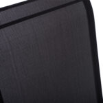 ΣΕΤ ΤΡΑΠΕΖΑΡΙΑΣ 5ΤΜΧ HM5193.13 ΜΕΤΑΛΛΙΚO ΜΕ 4 ΚΑΡΕΚΛΕΣ & ΤΡΑΠΕΖΙ 110x60 ΜΑΥΡΟ