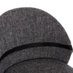 ΣΚΑΜΠΟ ΜΠΑΡ ΠΕΡΙΣΤΡΕΦΟΜΕΝΟ DEKKER HM18250.03 PLYWOOD ΜΑΥΡΟ--ΥΦΑΣΜΑ ΓΚΡΙ 48x54x96Υεκ.