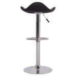 ΣΚΑΜΠO ΜΠΑΡ ΠΕΡΙΣΤΡΕΦΟΜΕΝΟ GANNA HM201.21 ΜΕ ΑΜΟΡΤΙΣΕΡ-ΜΑΥΡΟ PU 44x42x87Υεκ.