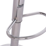 ΣΚΑΜΠO ΜΠΑΡ ΠΕΡΙΣΤΡΕΦΟΜΕΝΟ GANNA HM201.21 ΜΕ ΑΜΟΡΤΙΣΕΡ-ΜΑΥΡΟ PU 44x42x87Υεκ.