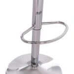 ΣΚΑΜΠO ΜΠΑΡ ΠΕΡΙΣΤΡΕΦΟΜΕΝΟ GANNA HM201.22 ΜΕ ΑΜΟΡΤΙΣΕΡ-ΛΕΥΚΟ PU 44x42x87Υεκ.