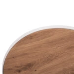ΤΡΑΠΕΖΑΚΙ ΒΟΗΘΗΤΙΚΟ DENTON HM18023.02 MDF TOP ΦΥΣΙΚΟ ΞΥΛΟΥ-ΒΑΣΗ ΛΕΥΚΗ Φ45x51,5Υεκ.