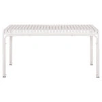 ΤΡΑΠΕΖΙ ΑΛΟΥΜΙΝΙΟΥ RACHEL HM6339.02 ΛΕΥΚΟ 150x80x75Υεκ.