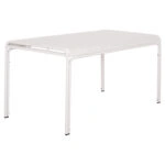 ΤΡΑΠΕΖΙ ΑΛΟΥΜΙΝΙΟΥ RACHEL HM6339.02 ΛΕΥΚΟ 150x80x75Υεκ.