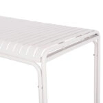 ΤΡΑΠΕΖΙ ΑΛΟΥΜΙΝΙΟΥ RACHEL HM6339.02 ΛΕΥΚΟ 150x80x75Υεκ.