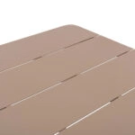 ΤΡΑΠΕΖΙ ΑΛΟΥΜΙΝΙΟΥ ΟΡΘΟΓΩΝΙΟ HIGER HM6291.04 ΚΑΠΟΥΤΣΙΝΟ 160x90x78Υεκ.