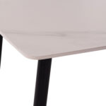 ΤΡΑΠΕΖΙ RAVEN HM18149.01 ΚΕΡΑΜΙΚΟ TOP ΜΕ ΟΨΗ ΛΕΥΚΟ ΜΑΡΜΑΡΟ 140x80x74Υεκ.