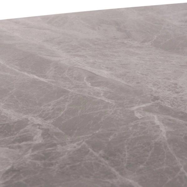 ΤΡΑΠΕΖΙ RAVEN HM9854.13 ΚΕΡΑΜΙΚΟ TOP ΓΚΡΙ ΜΑΡΜΑΡΟ-ΜΑΥΡΟ ΜΕΤΑΛΛΟ 120x70x73Υεκ.