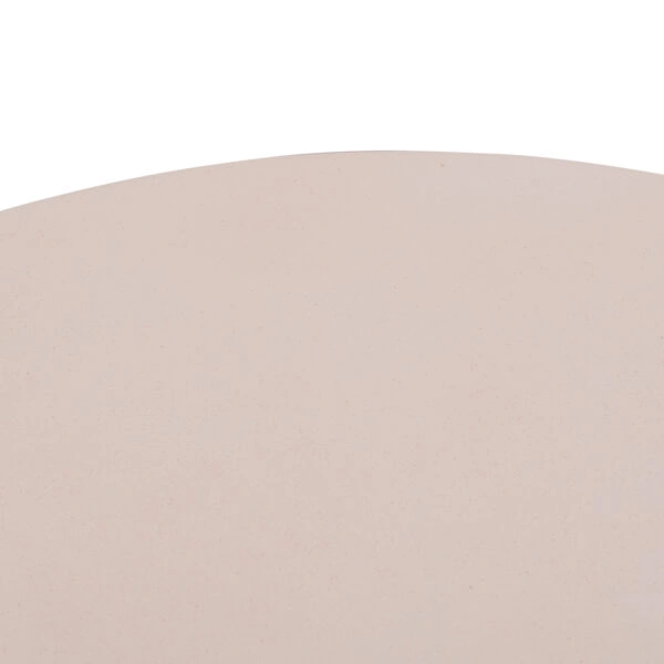 ΤΡΑΠΕΖΙ ΣΑΛΟΝΙΟΥ ANNA HM18157.02 FIBER CEMENT ΛΕΥΚΟ-ΦΥΣΙΚΟ RATTAN--Φ92x44.5Υεκ