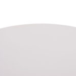 ΤΡΑΠΕΖΙ ΣΤΡΟΓΓΥΛΟ BROLIN HM18141.01 MDF TOP-ΒΑΣΗ ΜΕΤΑΛΛΙΚΗ--ΛΕΥΚΟ Φ90x73Υεκ