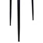 ΤΡΑΠΕΖΙ ΤΡΑΠΕΖΑΡΙΑΣ PALOMA HM8335.01, 70Χ70X76.5, SONOMA, ΜΑΥΡΑ ΠΟΔΙΑ