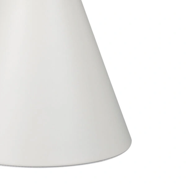 Βοηθητικό τραπέζι Coozlin Inart sintered stone σε απόχρωση λευκό μαρμάρου με λευκό μέταλλο Φ50x50εκ