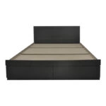 Κρεβάτι Olympus με συρτάρι σε wenge απόχρωση 150x200εκ