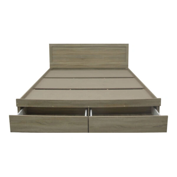 Κρεβάτι Olympus  με συρτάρι σε sonoma απόχρωση 160x200εκ